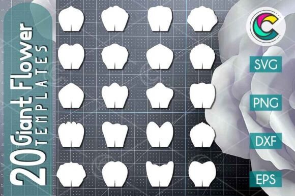 20 Giant Flower SVG Templates: Crafting Impactful Decor