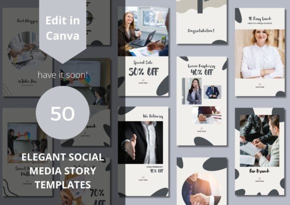 50 Elegant Social Media Canva Templates for Your Brand