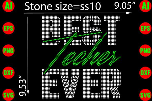 Best Teacher Ever Rhinestone Templates: A Designer's Guide