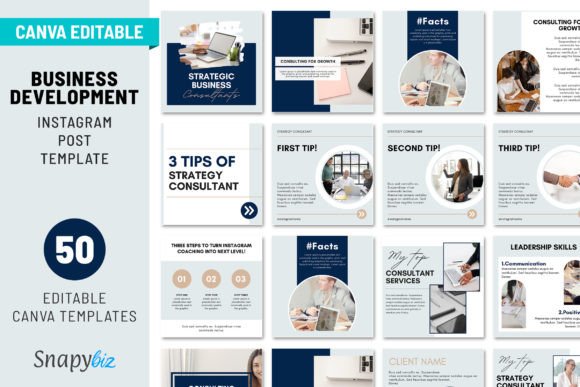 Business Development Canva IG Templates: Elevate Your Feed