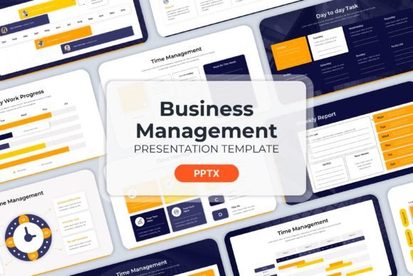Business Management - PPT Templates: Professional Creative Design