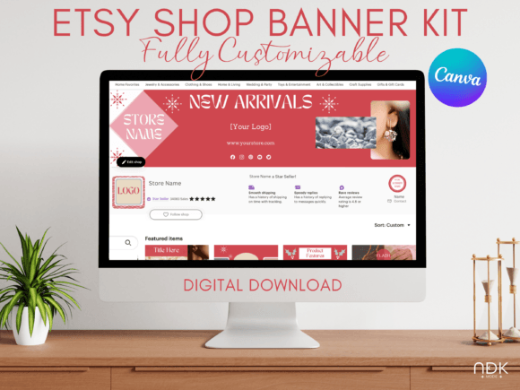 Elevate Your Brand: Etsy Shop Branding Banner Templates