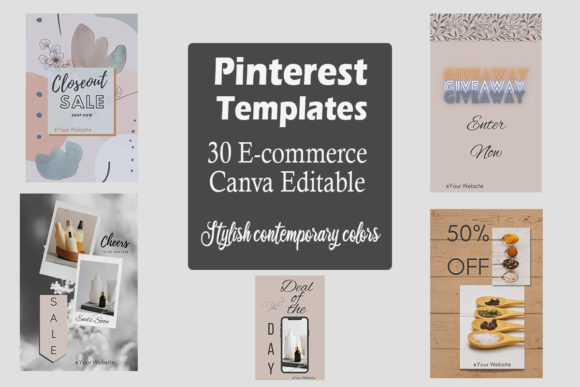 Elevate Your E-commerce with Editable Pinterest Templates in Canva