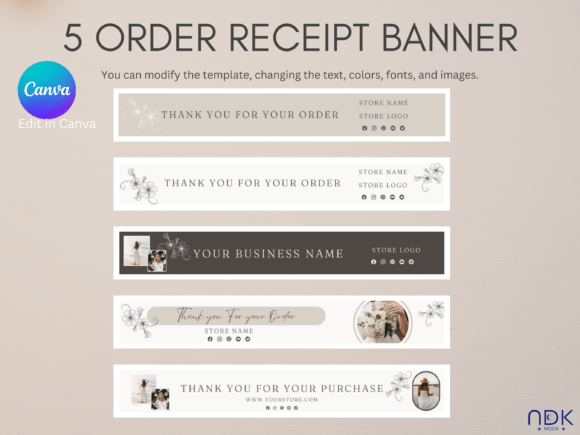 Elevate Your Etsy Receipts with Minimalist Templates