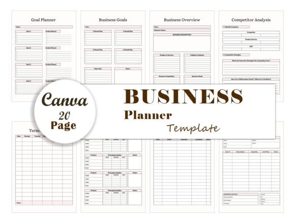 Streamline Your Business with Minimalist Planner Templates